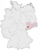 Drapeau de Ancien arrondissement de Chemnitz-Campagne