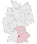 Drapeau de Arrondissement de Dillingen