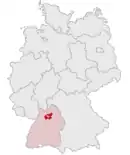 Drapeau de Arrondissement de Heilbronn