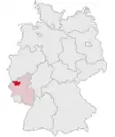 Drapeau de Arrondissement de Vulkaneifel