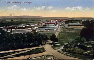Vue du camp en 1916.