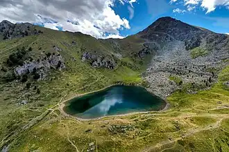 Le lac de Chamolé.