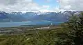 Vue vers l'Est, du lac Fagnano.