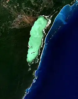 Lac Oviedo à Pedernales, République Dominicaine.
