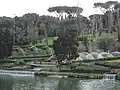 Fontaines se jetant dans le Lac