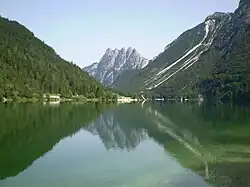 Le lac et les Cinque Punte.