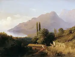 Paysage de Crimée, 1891. Galerie d'art d'Astrakhan P. M. Dogadina, Russie