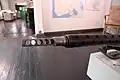 Vue rapprochée du frein de bouche.