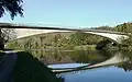 Pont routier sur la Meuse (D1).
