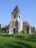 Façade de l'église.