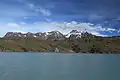Vue du lac Viedma