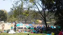Plage du lac Anza
