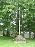 Le calvaire du placître de la chapelle de Lambader.