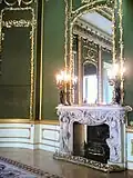 Cheminée, salon sud-ouest, Lancaster House