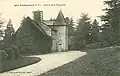 Landavran ː le château de la Pigeonnais au début du XXe&nbsp;siècle (carte postale).