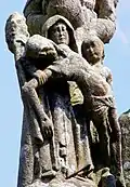 La pietà du calvaire de Quilinen