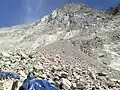 Vue du glissement de terrain de 2010.