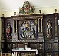 Le retable du Rosaire.