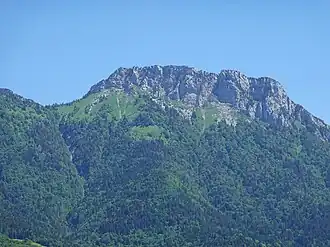 Vue du Lanfonnet depuis Saint-Jorioz au nord-ouest.