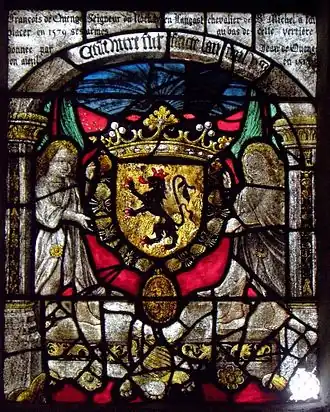 Vitrail de l'église Saint-Gal, à Langast (Côtes-d'Armor)