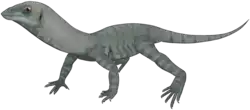 Reconstitution de Langobardisaurus