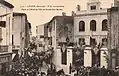 Ancienne mairie et la rue Maubec.