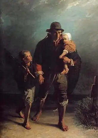 Sur la tombe de la mère, 1856Stedelijk Museum Amsterdam.