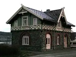 La gare de « Langstein », aujourd'hui fermée.