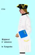 régiment de Languedoc de 1734 à 1757