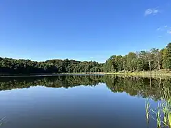 Vue du lac.