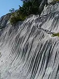 Crête au-dessus du plateau des Glières, en France.
