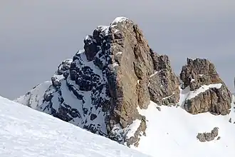 Vue depuis le sud-ouest.