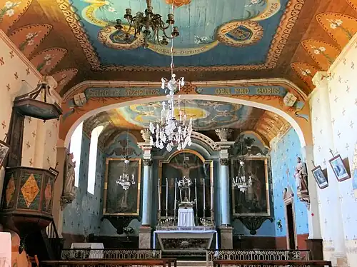 Église Saint-Martin d'Heux, l'intérieur.