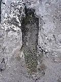 Une des tombes anthropomorphes de la nécropole.