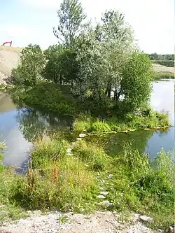 L'ouest du lac .