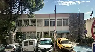 L'hôtel de ville.