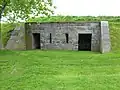 Vue des latrines.