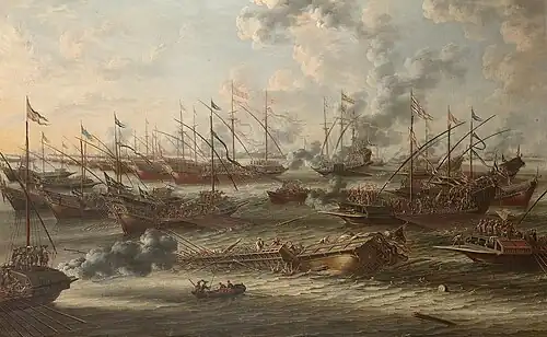 Bataille de Lépante (vers 1683, coll. priv.).