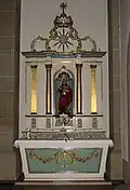 Église catholique Sankt Paulinus (autel latéral baroque dédié à saint Maurice)