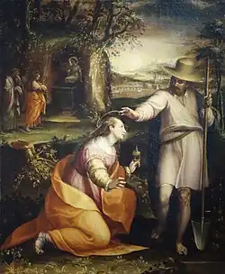 Le Christ apparaît à Marie-Madeleine - « Noli me tangere », 1581, Florence, galerie des Offices.