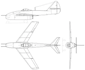 vue en plan de l’avion