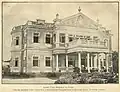 1930s Portrait de Lakshmi Vilas Palace, le palais de la famille royale.