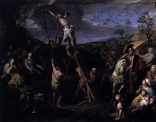 Charles Le Brun, Érection de la Croix (1685).