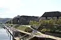 Le Bastion, la Cité des Arts (CRR et FRAC), la citadelle et les rives du Doubs.