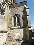 Chœur, vue depuis le sud.