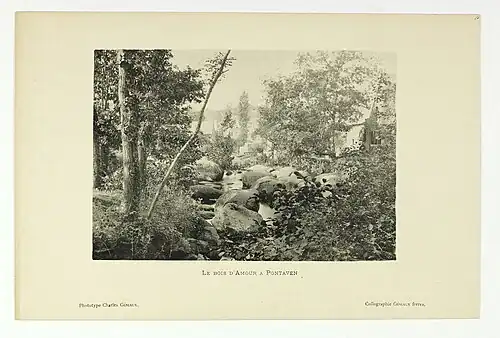 Le Bois d’Amour à Pontaven - Charles Géniaux, Géniaux Frères.