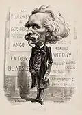 Bocage, portrait-charge par Étienne Carjat, no&nbsp;17 du 27 avril 1862.