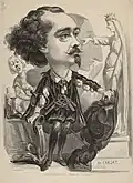 Achille-Félix Montaubry par Carjat, no&nbsp;24 du 14 juin 1863, le dernier numéro.