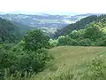 Le Brignon, vue sur la vallée de la Loire vers l'est - nord-est.