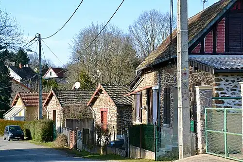 Cité minière de la mine du Châtelet (Budelière, Creuse).